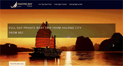 Desktop Screenshot of halong-bay-tour.com