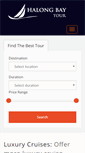 Mobile Screenshot of halong-bay-tour.com